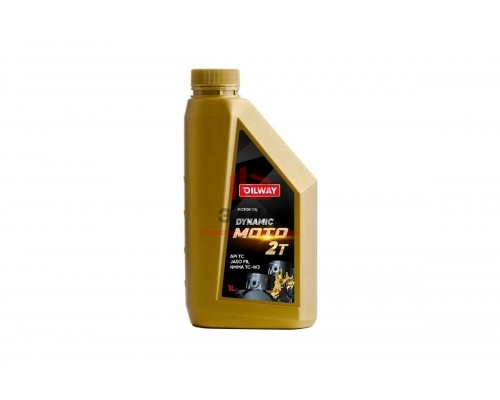 Масло моторное для мототехники Dynamic Moto 2T API TC JASO FB, мин. 1 л OILWAY 4640076017159