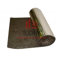 Базальтовый огнезащитный мат с фольгой BASFIBER 10000x1200x10 мм, 12 м2, огнеупорный, 700 C БИМ 10 Ф-рулон