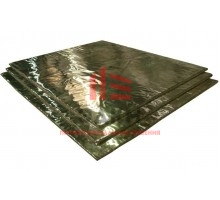 Базальтовый огнезащитный картон с фольгой BASFIBER 1000x600x6 мм, 3 шт., 1.8 м2, огнеупорный