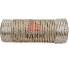 Базальтовый огнезащитный шнур BASFIBER диаметр 6 мм, длина 25 м, огнеупорный, 700C, уплотнительный Шнур 6-25