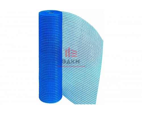 Сетка армирующая 4walls стекловолокно (1х50 м, ячейка 10х10 мм, синяя)