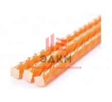 Композитная стеклопластиковая арматура Etiz АСК-12 прут 2 м, оранжевая