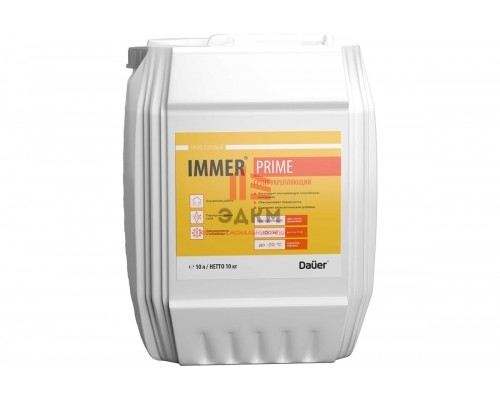 Укрепляющий грунт Dauer на акриловой основе Immer Prime, 10 л Укрепляющий грунт Dauer на акриловой основе Immer Prime, 10 л