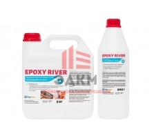 Прозрачная смола для заливки Poly max Epoxy River 3.9 кг