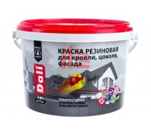 Резиновая краска Dali серая 3 кг 1 51030