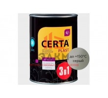 Грунт-эмаль 3в1 по ржавчине CERTA-PLAST серый 0,8 кг