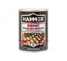 Эмаль по металлу HAMMER КО Kremny RAL 9011 п/гл черный 800С 0.8 кг