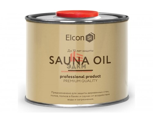 Масло для дерева и полка Elcon Sauna Oil 0,5 л