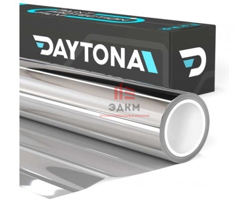 Солнцезащитная пленка серебряного цвета Daytona 35% на окна 3м х 0.75м. Архитектурная зеркальная самоклеющаяся тонировка для окон с функцией светоотражения и защиты от тепла