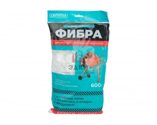 Полипропиленовая фибра CEMMIX Сemmix Fibra, 600гр. fbpp600