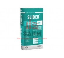 Штукатурка гипсовая Dauer SLIDER INTERIER 39 влагостойкая, легкая, 30 кг