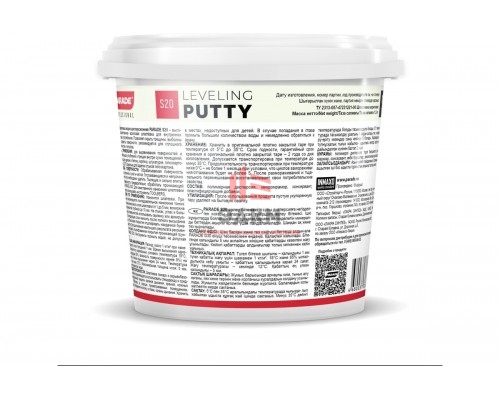 Шпатлевка акриловая PROFESSIONAL S20 базовая 1,5 кг Россия PARADE Лк-00011761 Шпатлевка акриловая PROFESSIONAL S20 базовая 1,5 кг Россия PARADE Лк-00011761