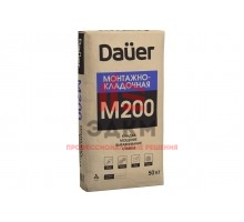 Монтажно-кладочная сухая смесь Dauer м-200 50 кг Z-20*50