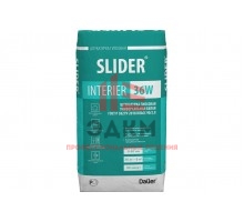 Гипсовая универсальная штукатурка Dauer slider interier 36w белая, 30 кг
