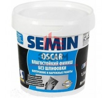 Готовая шпатлевка Oscar/ОСКАР cуперфинишная, влагостойкая, 8кг Semin