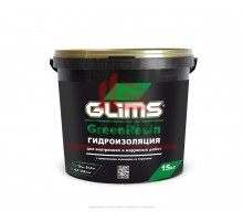 Гидроизоляция эластичная GLIMS GreenResin на водной основе 15кг