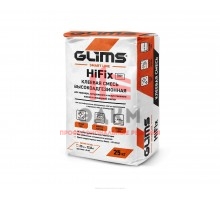 Клей плиточный GLIMS HiFix белый c быстрой фиксацией 25кг