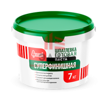 Шпатлевка готовая "Суперфинишная" паста 7 кг