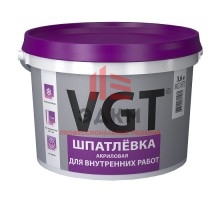 Шпатлевка акриловая VGT для внутренних работ 3,6 кг