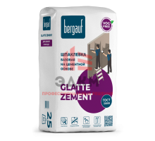 Шпатлевка цементная Bergauf Glatte Zement 25 кг