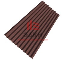 Ондулин битумный лист коричневый (1950х760х3мм)