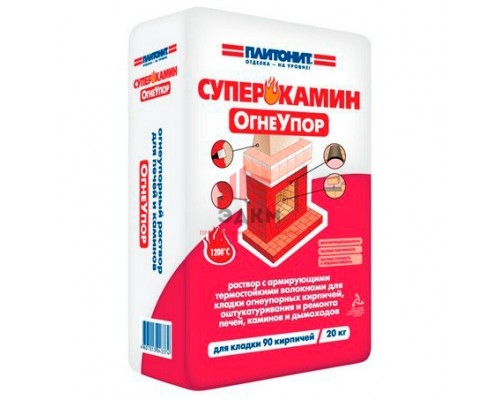 ПЛИТОНИТ-СуперКамин ОгнеУпор (4 кг)