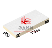 Утеплитель LOGICPIR Slope СХ/СХ 3,4 %, элемент K, 1200х600х50-90 мм