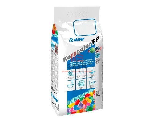 Затирка Mapei Keracolor FF №134 шёлк 2 кг Затирка Mapei Keracolor FF №134 шёлк 2 кг