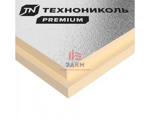 Плита теплоизоляционная LOGICPIR Prof ТЕХНОНИКОЛЬ Ф/Ф 2385х1185х45 мм, L-кромка