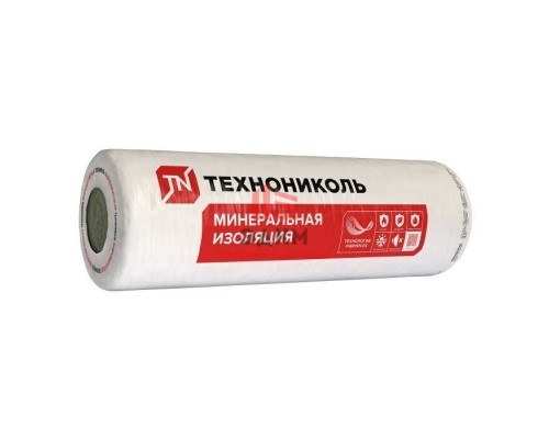 Мат минераловатный ТЕХНОНИКОЛЬ 40 RN Стандарт ПРОФ, 10000x1220x50 мм, 24,4 м2