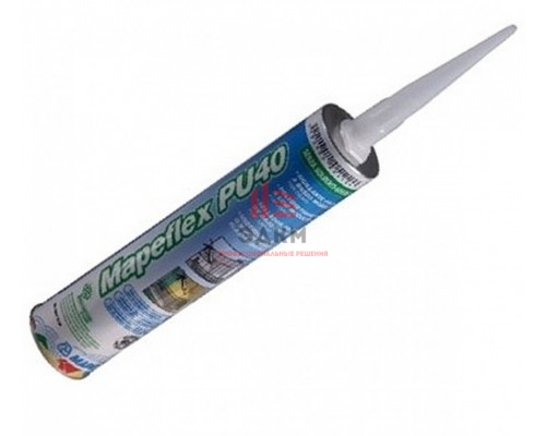Герметик Mapei Mapeflex PU40 №111 светло-серый 600 мл Герметик Mapei Mapeflex PU40 №111 светло-серый 600 мл