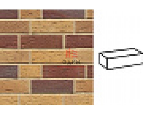 Кирпич клинкерный Muhr 19 Rubinbeige nuanciert гладкий, 240*55*71 мм