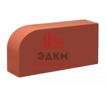 Печной кирпич КС-Керамик Красный R60 радиусный- 1НФ одинарный
