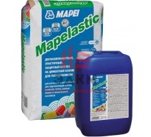 Эластичная двухкомпонентная цементная гидроизоляция Mapelastic