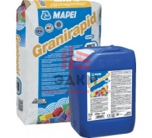 Цементный клей для камня Granirapid серый