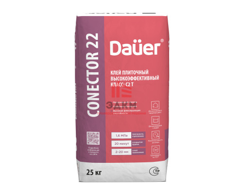Клей плиточный Dauer CONECTOR 22 высокоэффективный, 25 кг