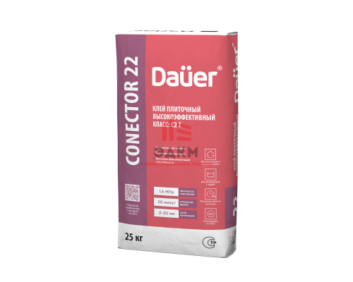 Клей плиточный Dauer CONECTOR 22 высокоэффективный, 25 кг