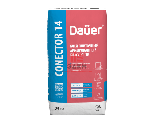 Плиточный профессиональный клей Dauer Conector 14 25 кг