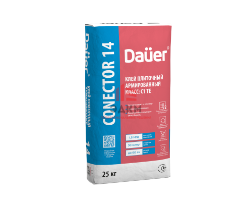Плиточный профессиональный клей Dauer Conector 14 25 кг