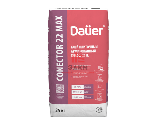 Клей плиточный Dauer CONECTOR 22 Max высокоэффективный, 25 кг