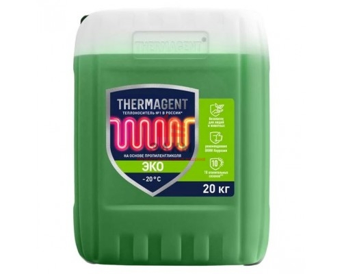 Теплоноситель Thermagent Eko -20 °С 20 кг на основе пропиленгликоля