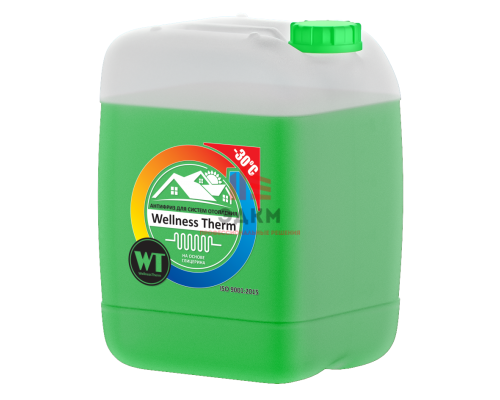 Теплоноситель Wellness Therm -30 на основе глицерина 10кг