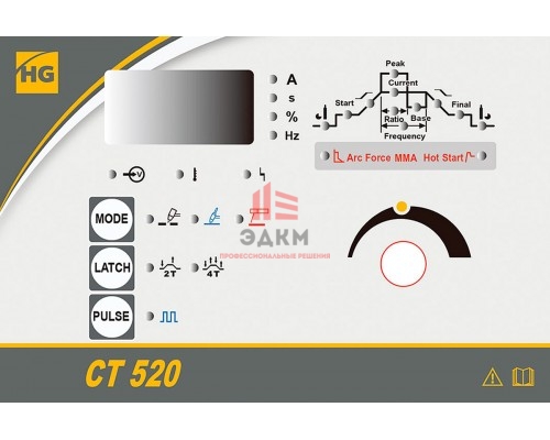 Многофункциональный сварочный аппарат HUGONG CT520 (3 в 1)