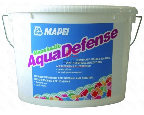 Эластичная полимерная гидроизоляция Mapelastic AquaDefence