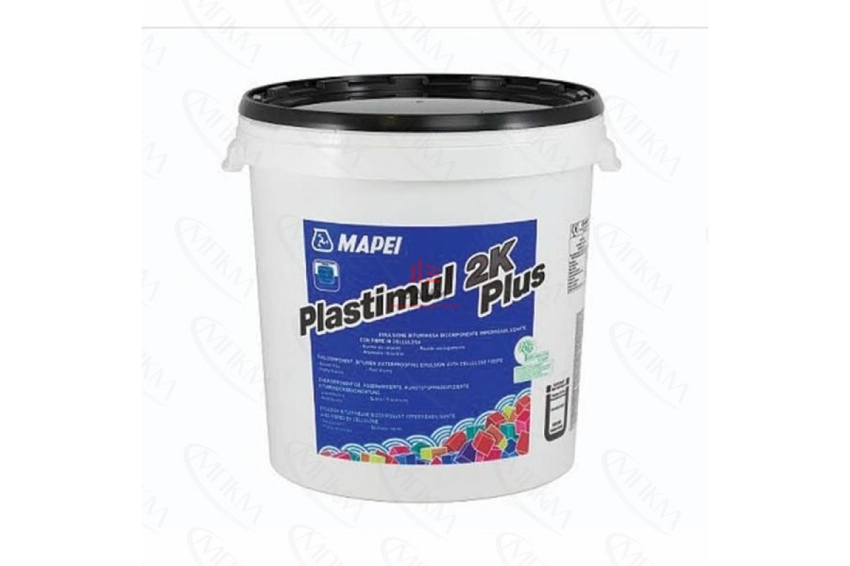Двухкомпонентная битумно-полимерная эмульсия с фиброй Plastimul 2K PLUS ...