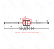 Гидрошпонка для деформационных швов Аквастоп ДВ-320/50