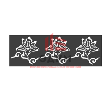 Art Decor / Арт Декор Шелк №2 трафарет бордюр 15х45см