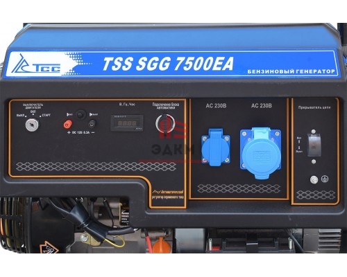 Бензогенератор 7,5 кВт TSS SGG 7500ЕA с АВР(автозапуском)