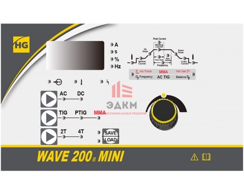 Аппарат аргонодуговой сварки HUGONG WAVE 200 III MINI AC/DC