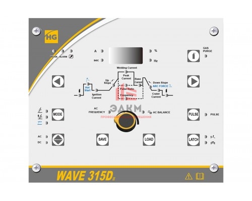 Аппарат аргонодуговой сварки HUGONG WAVE 315D III AC/DC